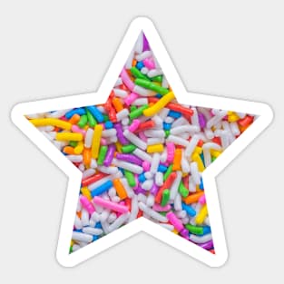 Sprinkle Star Sticker